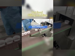 Vullmachine voor het vullen van trays voor huisdierenvoeding