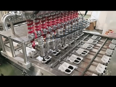 Machines voor het verzilveren en vullen van curryblokken