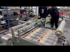 Gekookte Voedsel Vacuüm Tray Sealer Machine, 380V Lunch Tray Sealing Machine