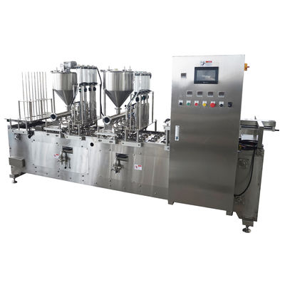 kopen 20-100 ml Cup Filler Packaging Machine Luchtverbruik 0,3m3/Min online manufacture