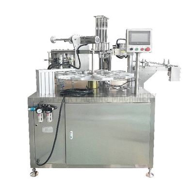 kopen 2.2KW Yogurt Cup Filling And Sealing Machine Volume 50-500 ml Volledig online manufacture