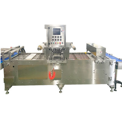 kopen 2.2kw MAP Tray Sealer Machine Rijst Tray Sealing System Met PLC Control System online manufacture