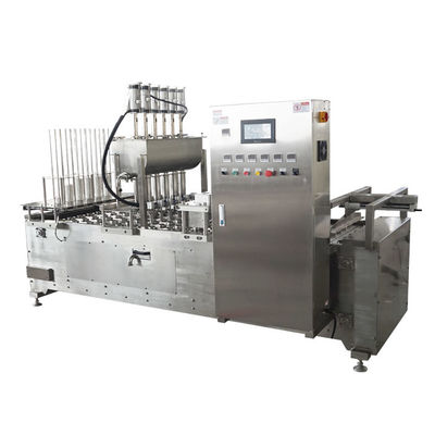 kopen High Speed PLC en HMI Control Yogurt Cup Filling Sealing Machine online manufacture