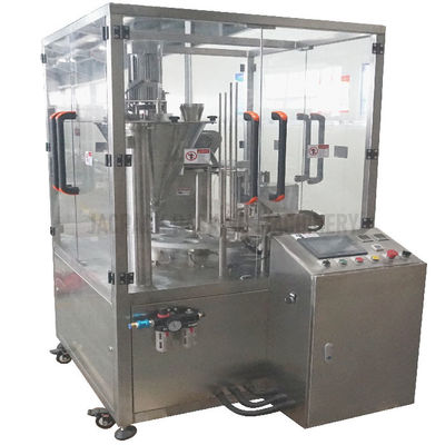 Dubbelkop Plastic Cup Filling Sealing Machine 100-500ml Hoge nauwkeurigheid ≤±1%