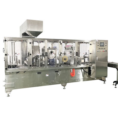 80 Cups/Min Cup Filler Verpakkingsmachine Met fruit sap kop meting vulverzegelingsmachine
