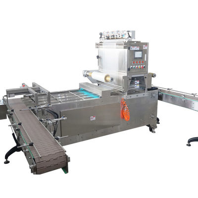 Voorverwerkte zeevruchten MAP Tray Sealing System Hoge verzegelingssnelheid