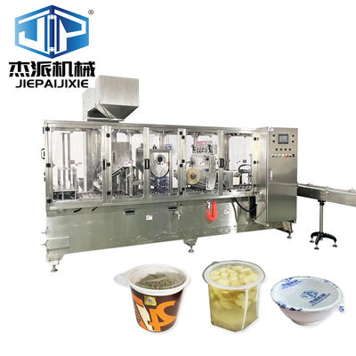 50-95 mm Grootte Gebruik Yogurt Cup Filling Sealing Machine PLC