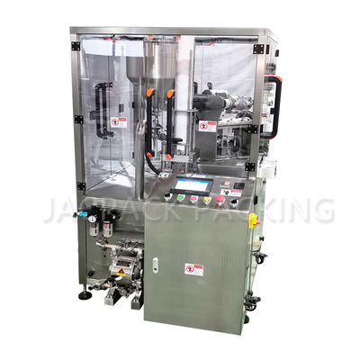 High Speed PLC en HMI Control Yogurt Cup Filling Sealing Machine