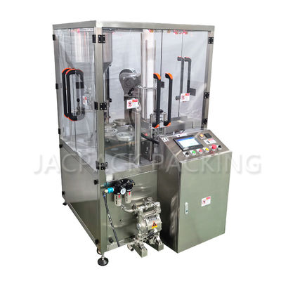 Hoogprecisie Rotary Cup Filling Sealing Machine 20-100ml Capaciteit 220V stroomvoorziening